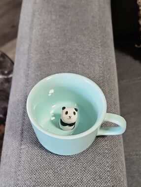 Mint Green Ceramic Panda Surprise Mug - Cute Animal Cup. (Walmart Has For 22.00)